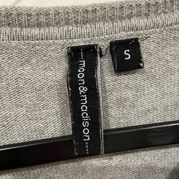 Moon & Madison | Pinstripe Babydoll Tee - Picture 2 of 5